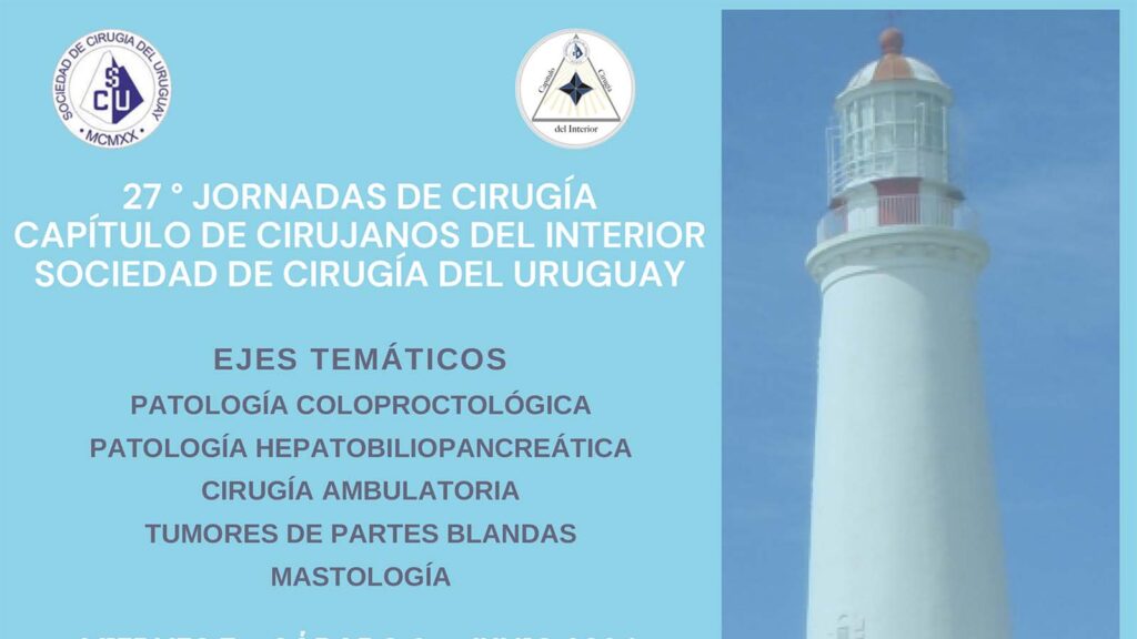 27° JORNADAS DE CIRUGÍA CAPÍTULO DE CIRUJANOS DEL INTERIOR